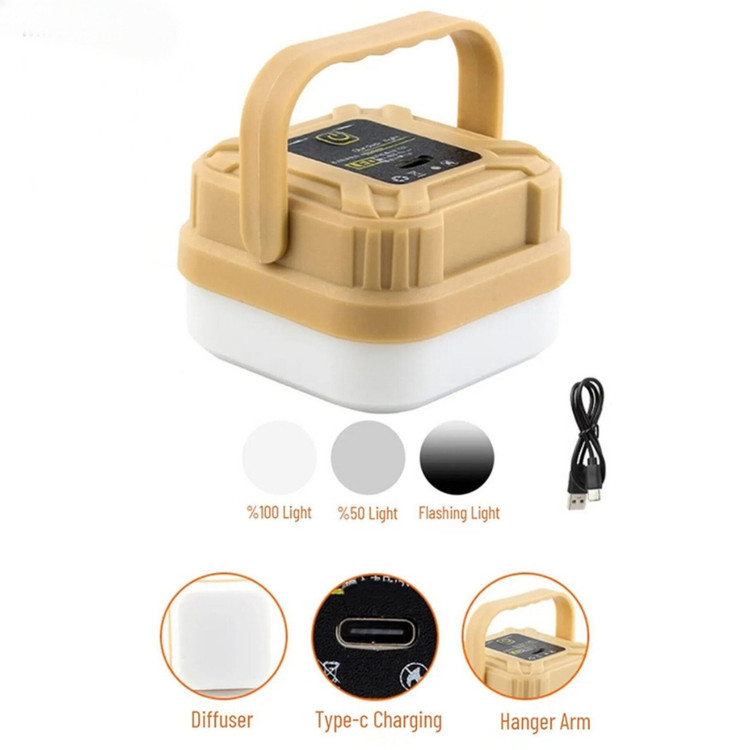 چراغ LED شارژی Camping Lights کمپینگ