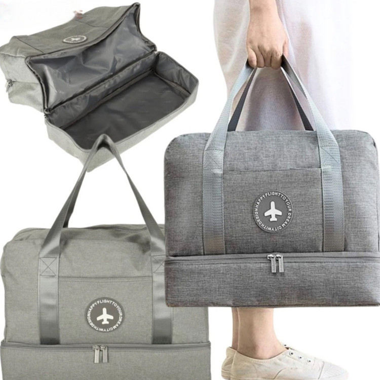 ساک مسافرتی لباس و کفش برزنتی TRAVEL BAG