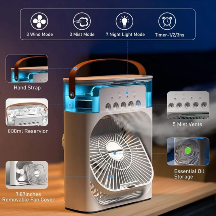 پنکه مه پاش رومیزی برقی AIR COOLER FAN