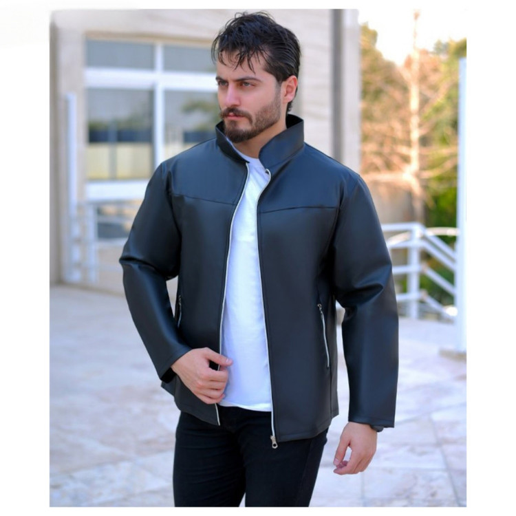 کاپشن طرح چرم مردانه مدل DARMAN