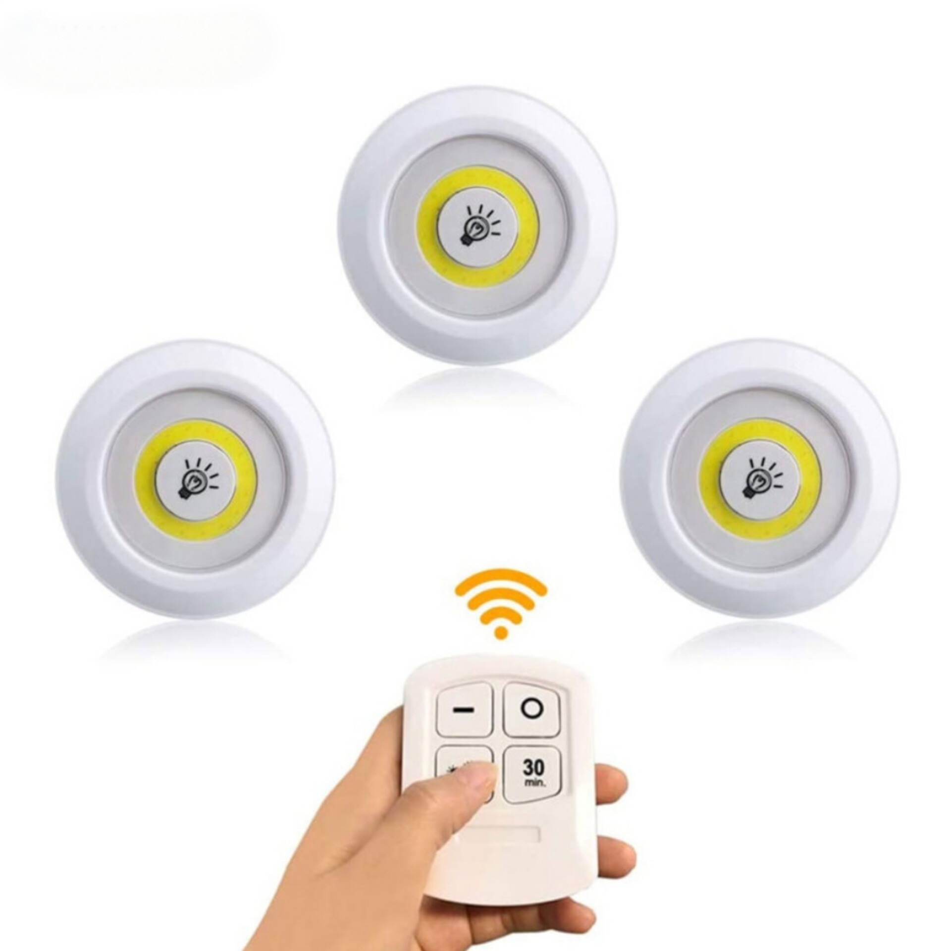 خرید لامپ اضطراری LED ریموت دار (3 عددی)